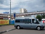 Бесплатный автобус Genser в пункт аренды автомобилей АрендаАвто-юбл на ул.Добролюбова